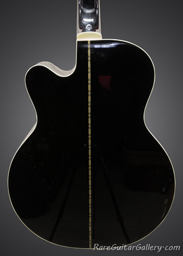 Guild F47 MCE Cutaway Acoustic Electric Black Detail Back